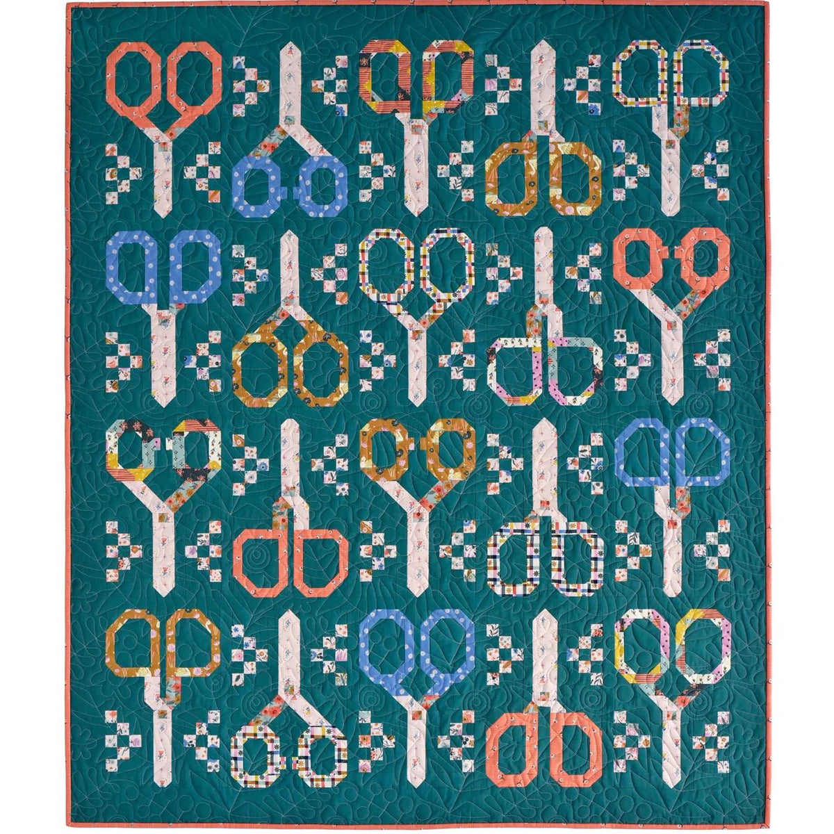 Pen + Paper Patterns Stay Sharp Quilt Pattern Finished Size: 58"x67.5” (Optional Fineline Glue Tip Sets Available)
