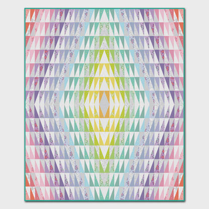 Sew Kind of Wonderful Tripping Out Quilt Pattern Finished Size: 64"x84"
