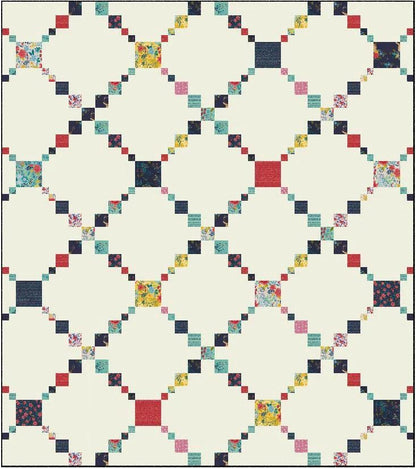 Meadow Mist Designs Irish Puzzle Quilt Pattern - 3 Size Variations Per Pattern