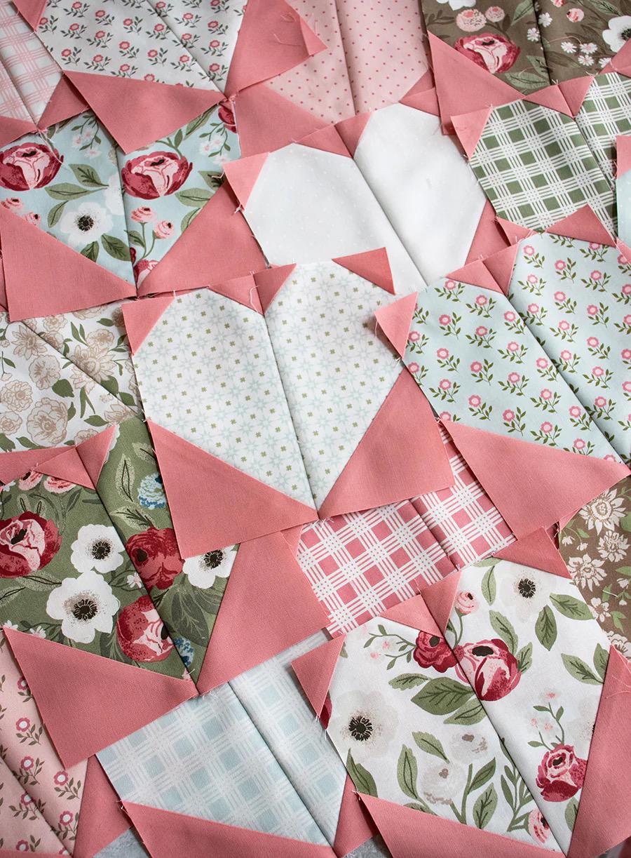Lella Boutique Love Day Quilt Pattern Finished Size 72.5"x78.5" LB223