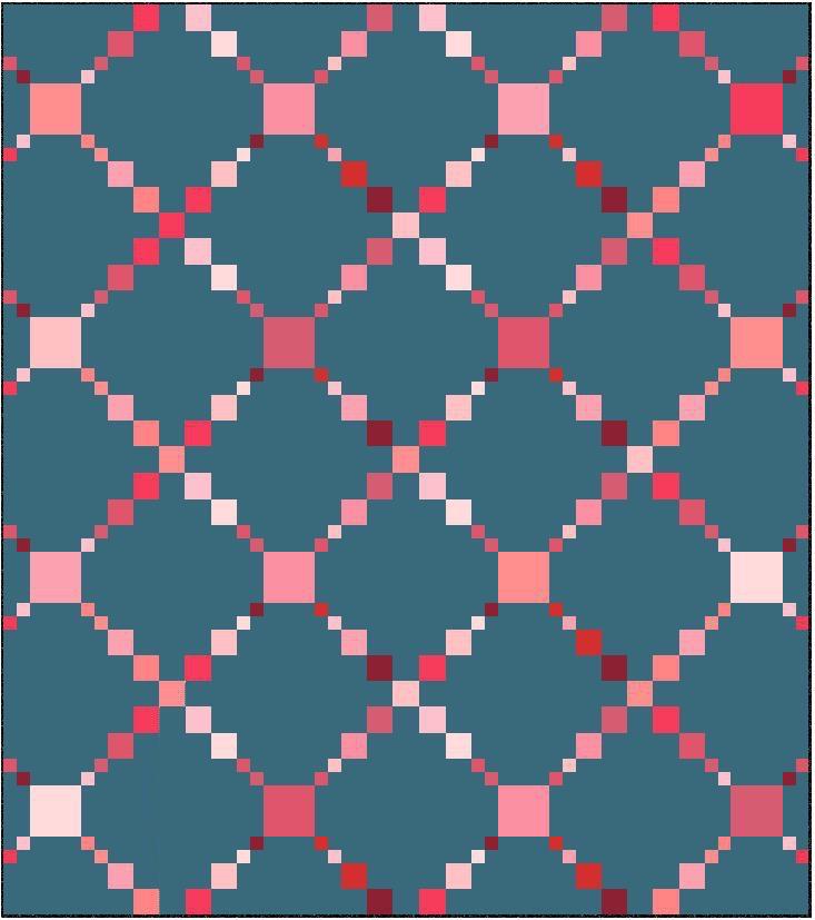 Meadow Mist Designs Irish Puzzle Quilt Pattern - 3 Size Variations Per Pattern