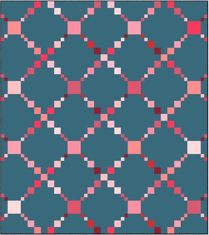 Meadow Mist Designs Irish Puzzle Quilt Pattern - 3 Size Variations Per Pattern