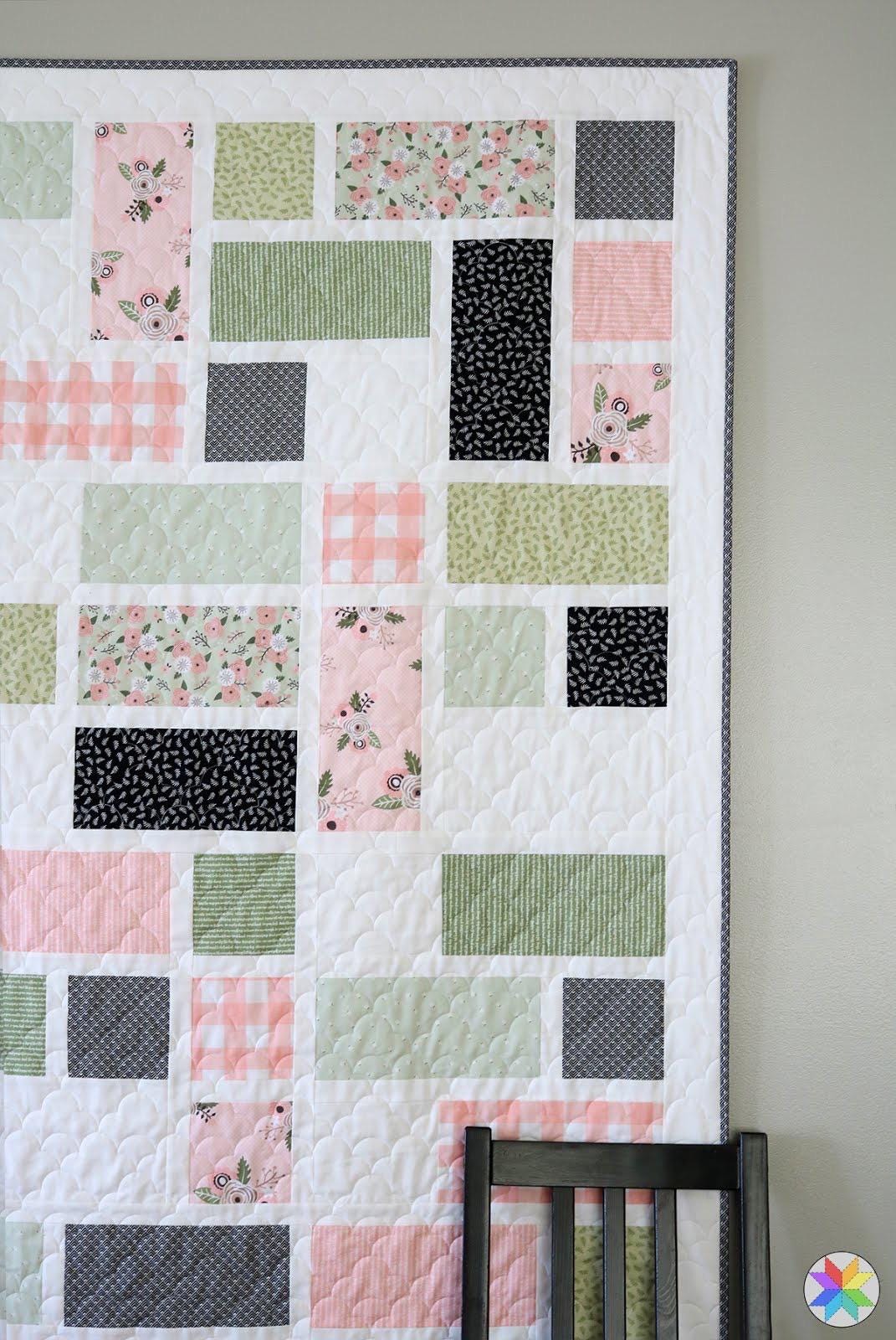 A Bright Corner Grandstand Quilt Pattern - 4 Size Variations Per Pattern ABC352
