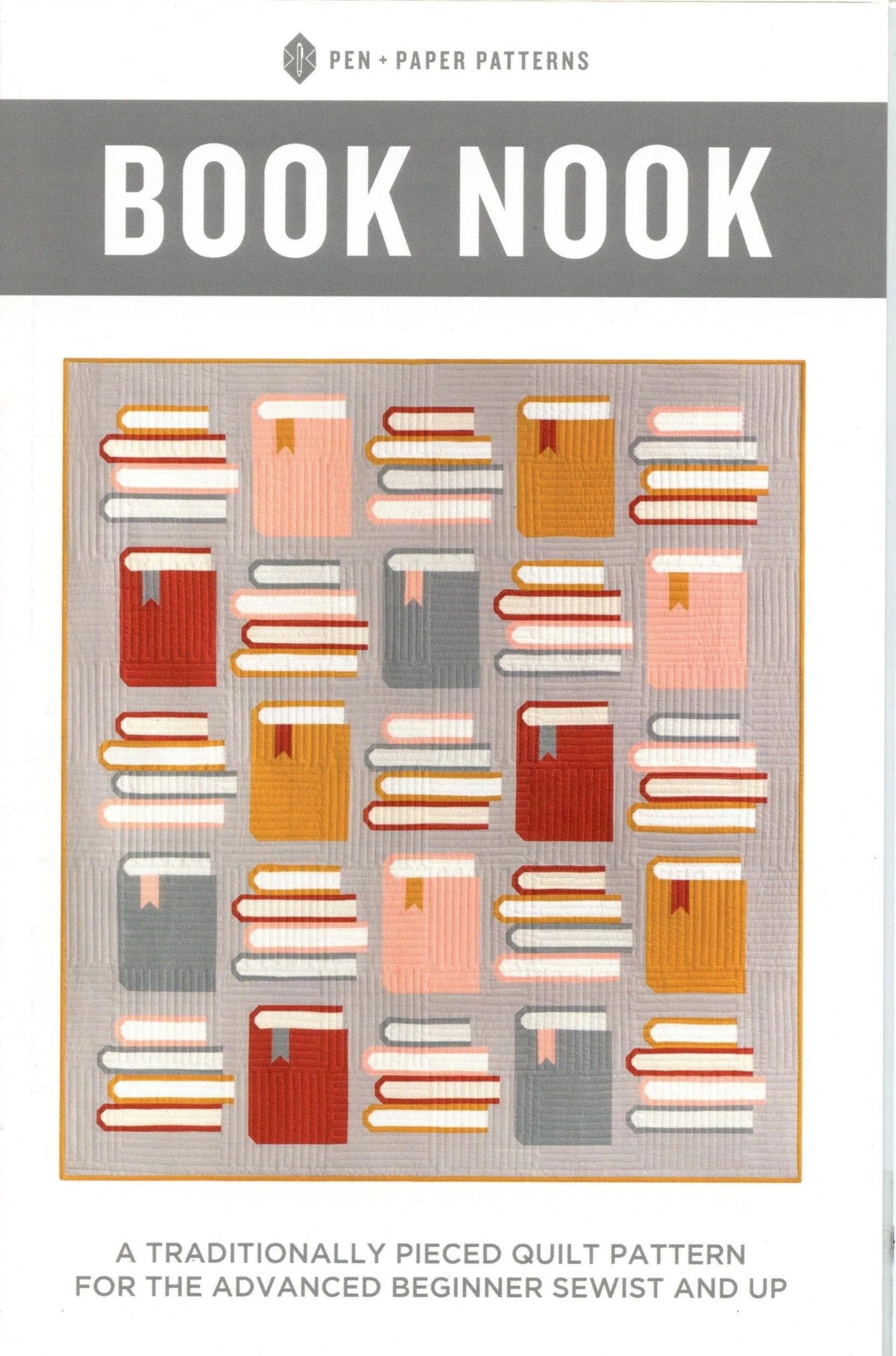 LIMITED EDITION!! Pen + Paper Patterns Book Nook Quilt Kit Featuring Lewis & Irene Wintertide Fabric Collection
