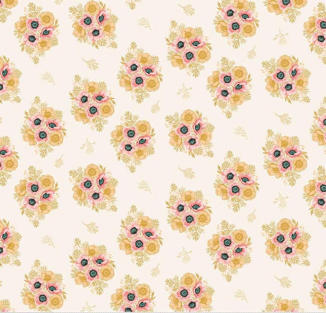 Riley Blake Porch Swing Fabric Collection Vignettes on Cream Authentic Premium 100% Cotton Quilt Shop Quality Fabrics