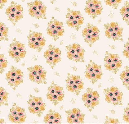 Riley Blake Porch Swing Fabric Collection Vignettes on Cream Authentic Premium 100% Cotton Quilt Shop Quality Fabrics