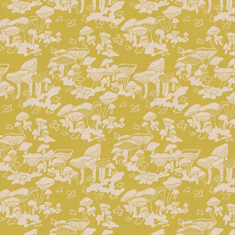 Paintbrush Studio Botanica Fabric Collection Forest Floor on Gold Authentic Premium 100% Cotton Quilt Shop Quality Fabrics