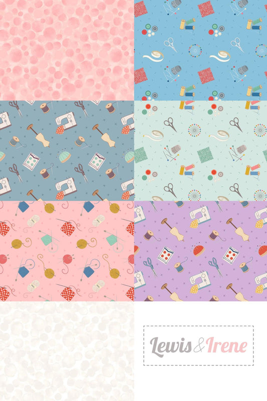 Limited Edition Pen + Paper Patterns Snap Happy Quilt Kit Featuring Lewis & Irene Small Things Crafts Fabric Collection