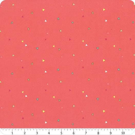 Riley Blake Heather Peterson Market Street Fabric Collection Triangles on Tea Rose Premium 100% Quilt Shop Quality Cotton Fabrics