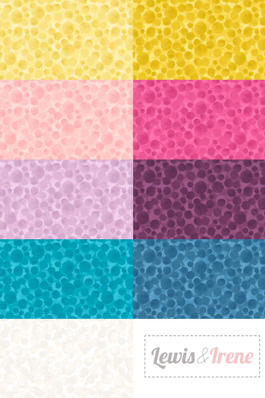 LIMITED EDITION!! Cotton and Joy Pandamonium Throw Quilt Kit Featuring Lewis & Irene Bumbleberries Fabric Collection Finished Size: 41"x42"