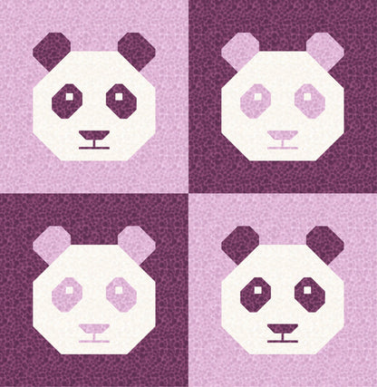 LIMITED EDITION!! Cotton and Joy Pandamonium Quilt Kit Featuring Lewis & Irene Bumbleberries Fabric Collection - Baby or Throw Size