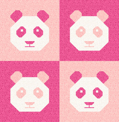 LIMITED EDITION!! Cotton and Joy Pandamonium Quilt Kit Featuring Lewis & Irene Bumbleberries Fabric Collection - Baby or Throw Size