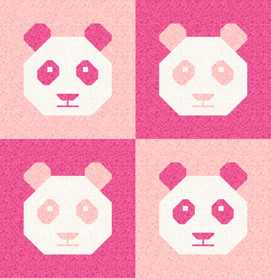 LIMITED EDITION!! Cotton and Joy Pandamonium Quilt Kit Featuring Lewis & Irene Bumbleberries Fabric Collection - Baby or Throw Size
