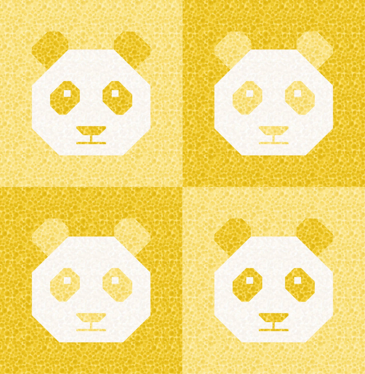 LIMITED EDITION!! Cotton and Joy Pandamonium Quilt Kit Featuring Lewis & Irene Bumbleberries Fabric Collection - Baby or Throw Size
