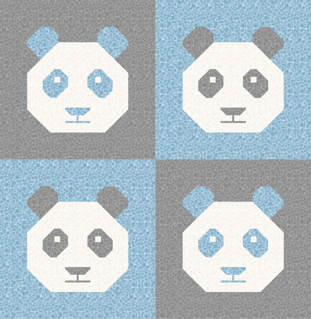 LIMITED EDITION!! Cotton and Joy Pandamonium Quilt Kit Featuring Lewis & Irene Bumbleberries Fabric Collection - Baby or Throw Size