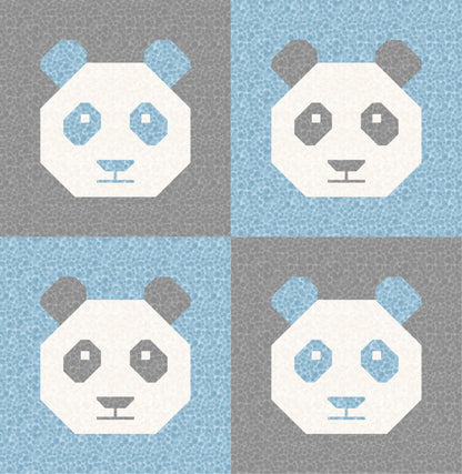 LIMITED EDITION!! Cotton and Joy Pandamonium Quilt Kit Featuring Lewis & Irene Bumbleberries Fabric Collection - Baby or Throw Size