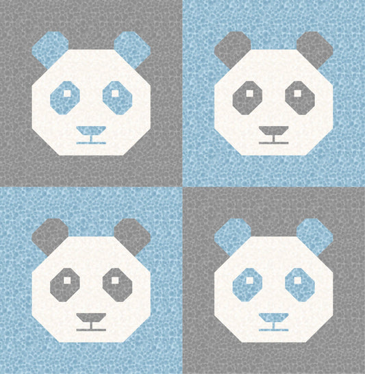 LIMITED EDITION!! Cotton and Joy Pandamonium Quilt Kit Featuring Lewis & Irene Bumbleberries Fabric Collection - Baby or Throw Size