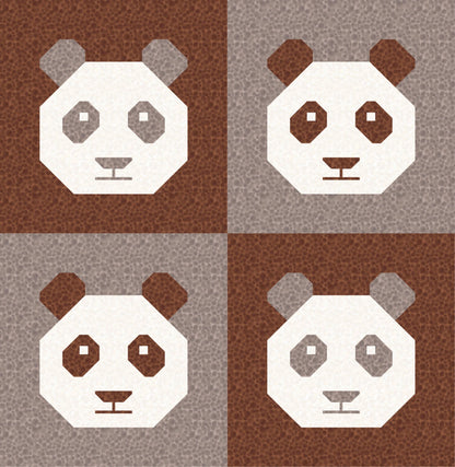 LIMITED EDITION!! Cotton and Joy Pandamonium Quilt Kit Featuring Lewis & Irene Bumbleberries Fabric Collection - Baby or Throw Size