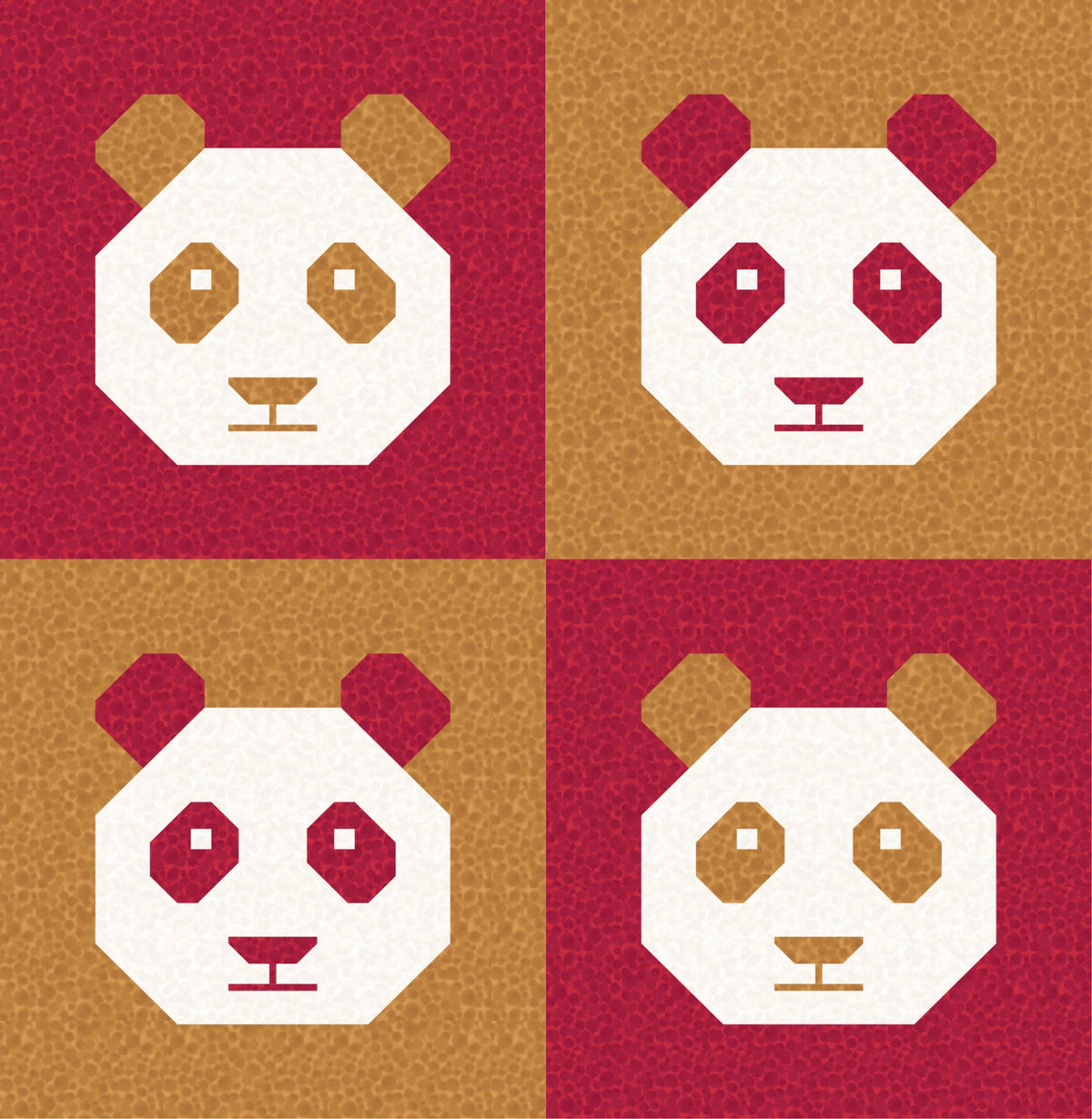 LIMITED EDITION!! Cotton and Joy Pandamonium Quilt Kit Featuring Lewis & Irene Bumbleberries Fabric Collection - Baby or Throw Size