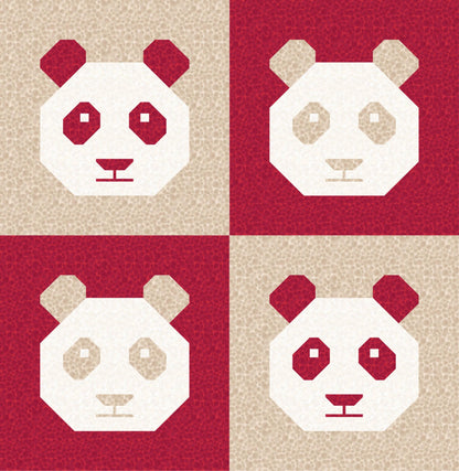 LIMITED EDITION!! Cotton and Joy Pandamonium Quilt Kit Featuring Lewis & Irene Bumbleberries Fabric Collection - Baby or Throw Size