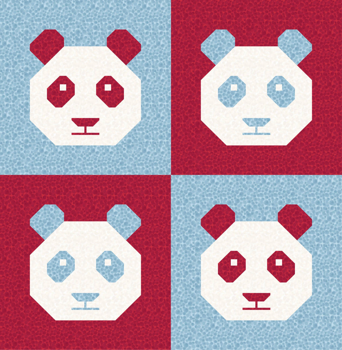 LIMITED EDITION!! Cotton and Joy Pandamonium Quilt Kit Featuring Lewis & Irene Bumbleberries Fabric Collection - Baby or Throw Size