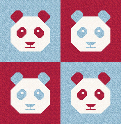 LIMITED EDITION!! Cotton and Joy Pandamonium Quilt Kit Featuring Lewis & Irene Bumbleberries Fabric Collection - Baby or Throw Size