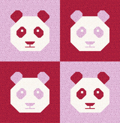 LIMITED EDITION!! Cotton and Joy Pandamonium Quilt Kit Featuring Lewis & Irene Bumbleberries Fabric Collection - Baby or Throw Size