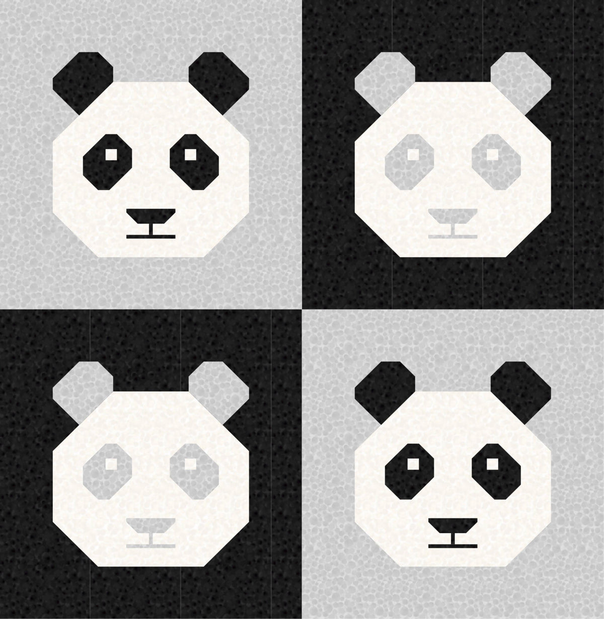 LIMITED EDITION!! Cotton and Joy Pandamonium Baby Quilt Kit Featuring Lewis & Irene Bumbleberries Fabric Collection Finished Size: 41"x42"