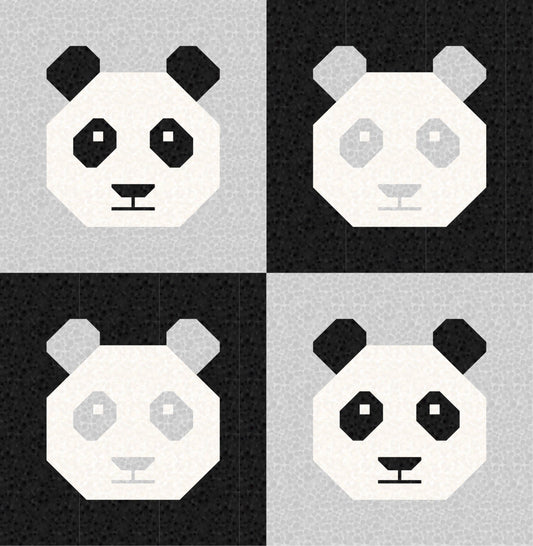 LIMITED EDITION!! Cotton and Joy Pandamonium Baby Quilt Kit Featuring Lewis & Irene Bumbleberries Fabric Collection Finished Size: 41"x42"