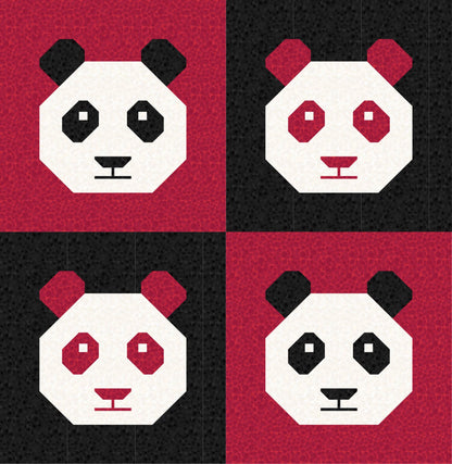 LIMITED EDITION!! Cotton and Joy Pandamonium Quilt Kit Featuring Lewis & Irene Bumbleberries Fabric Collection - Baby or Throw Size
