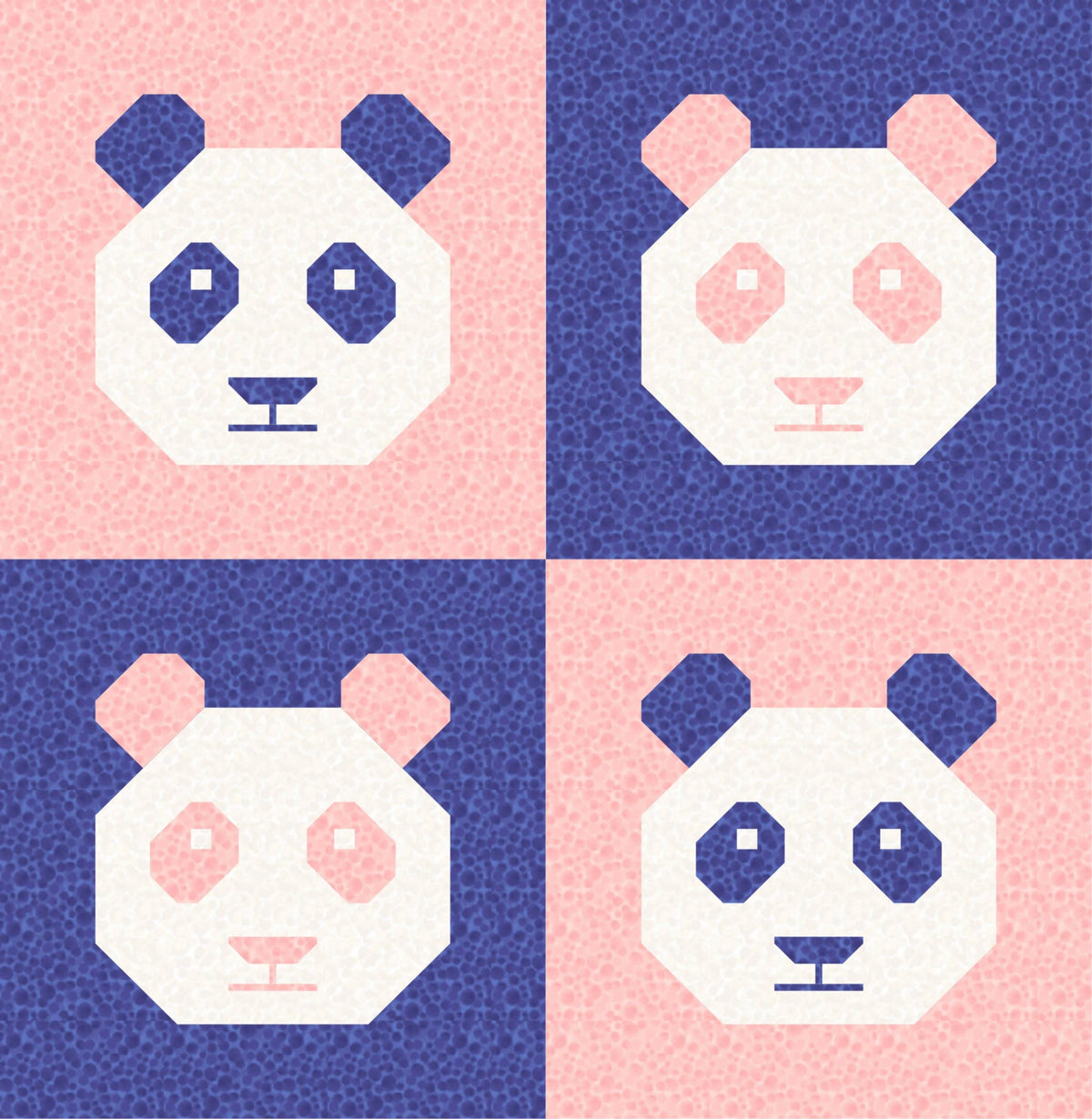 LIMITED EDITION Cotton and Joy Pandamonium Quilt Kit Featuring Lewis & Irene Bumbleberries Fabric Collection - Baby or Throw Size