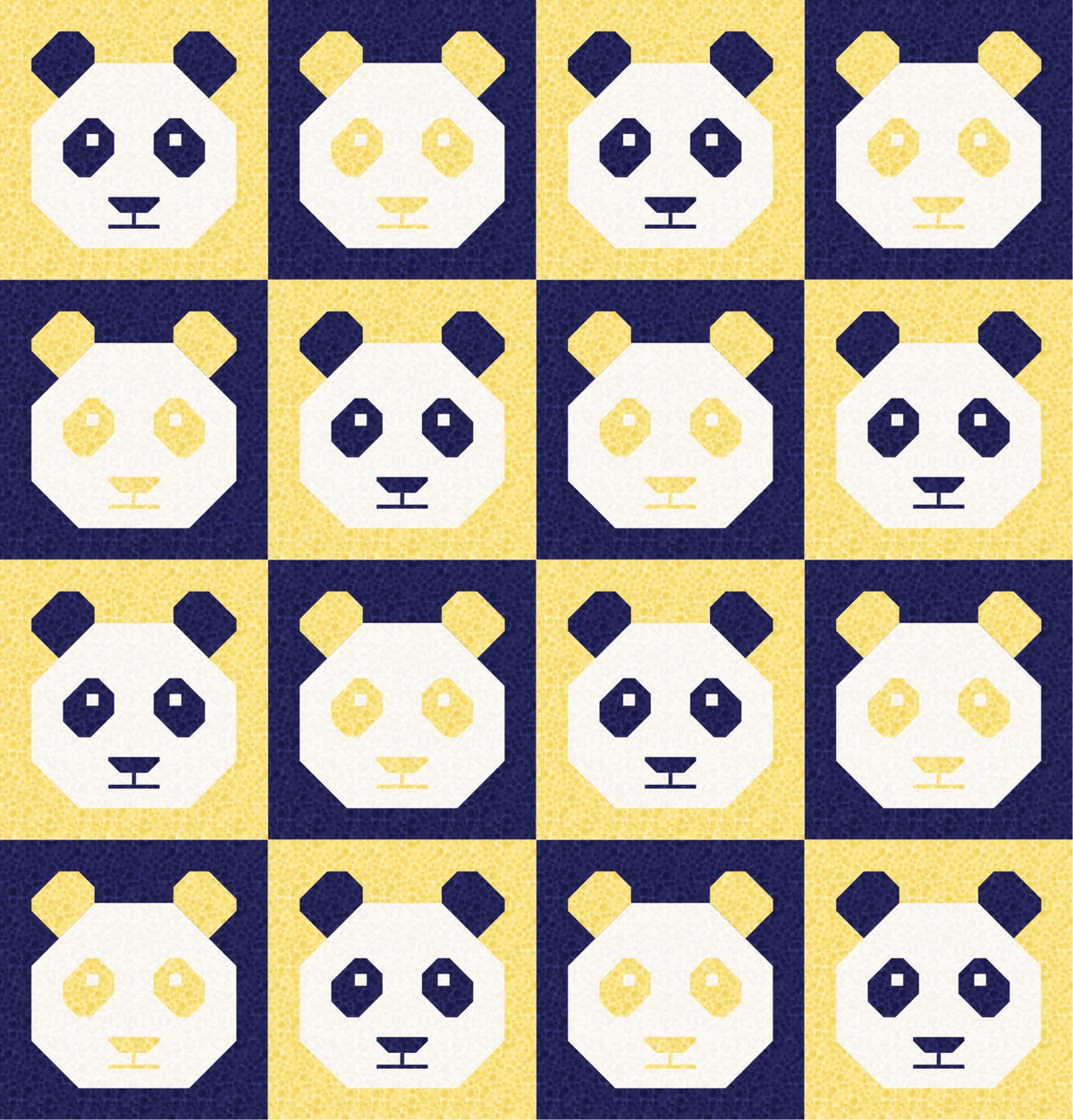 LIMITED EDITION Cotton and Joy Pandamonium Quilt Kit Featuring Lewis & Irene Bumbleberries Fabric Collection - Baby or Throw Sizes Available