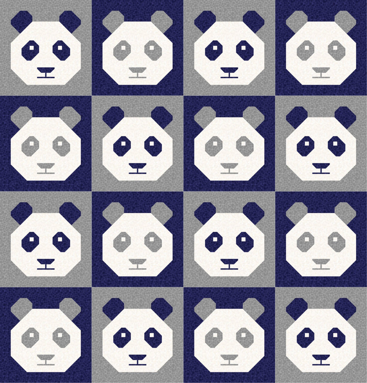 LIMITED EDITION Cotton and Joy Pandamonium Quilt Kit Featuring Lewis & Irene Bumbleberries Fabric Collection - Baby or Throw Sizes Available