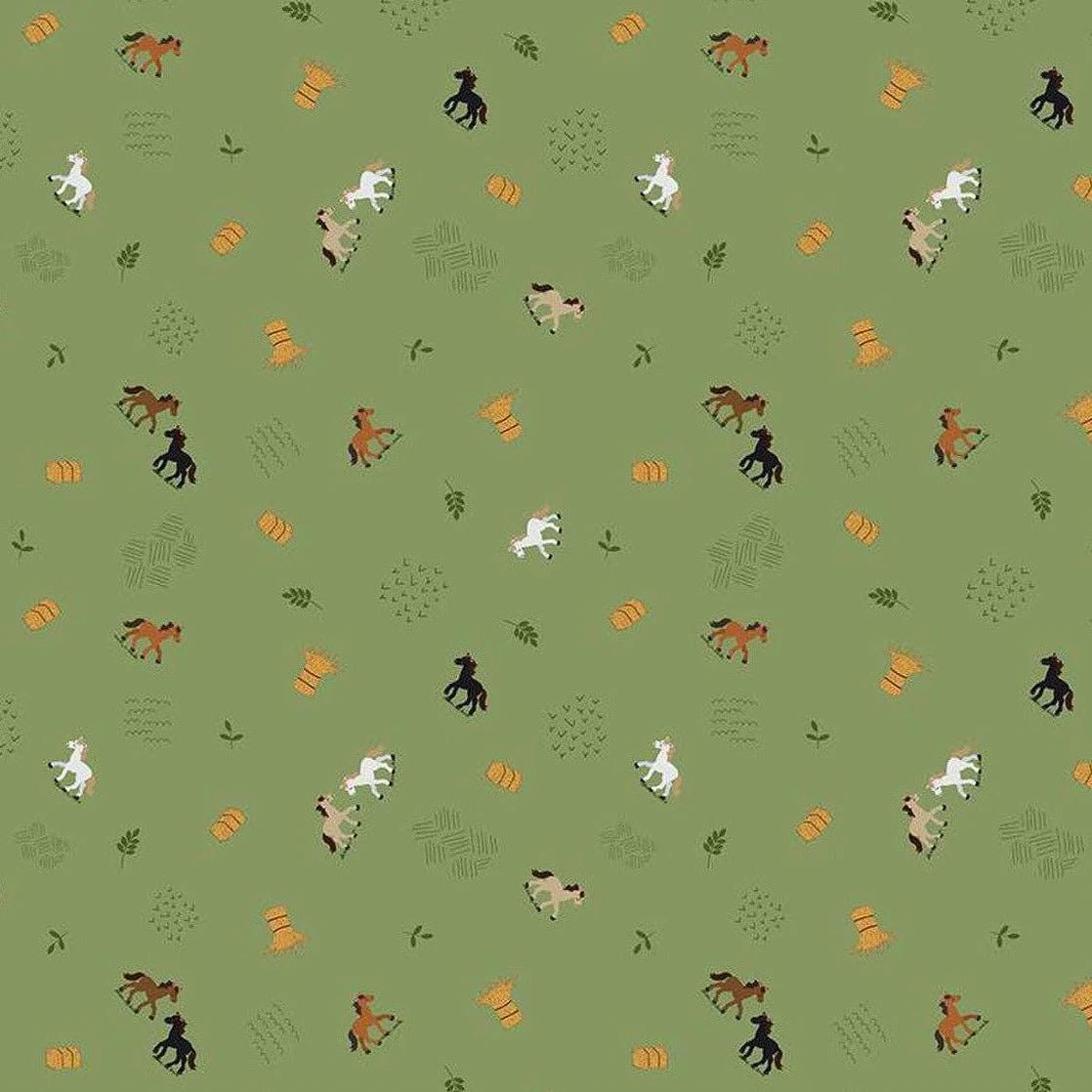 Riley Blake Bee Sew Inspired Scattered Chickens Quilt Kit Featuring Country Life Fabric Collection