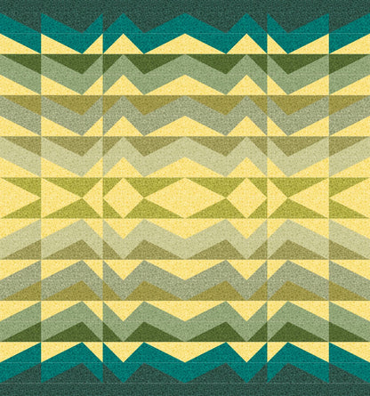 LIMITED EDITION!! Rocky Coast Large Throw Quilt Kit Featuring Lewis & Irene Bumbleberries Fabric Collection Finished Size: 72"x77"