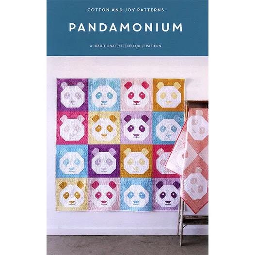 LIMITED EDITION!! Cotton and Joy Pandamonium Quilt Kit Featuring Lewis & Irene Bumbleberries Fabric Collection - Baby or Throw Size
