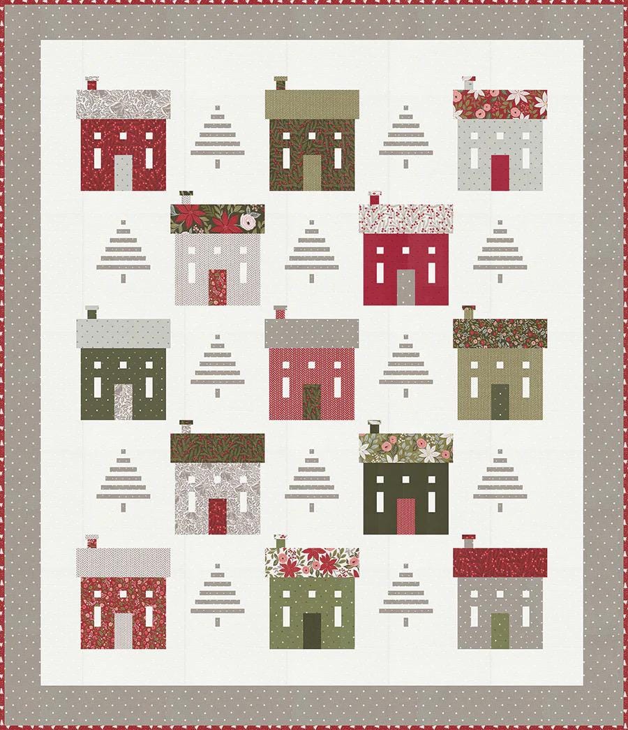 Lella Boutique Holiday House Quilt Pattern #241