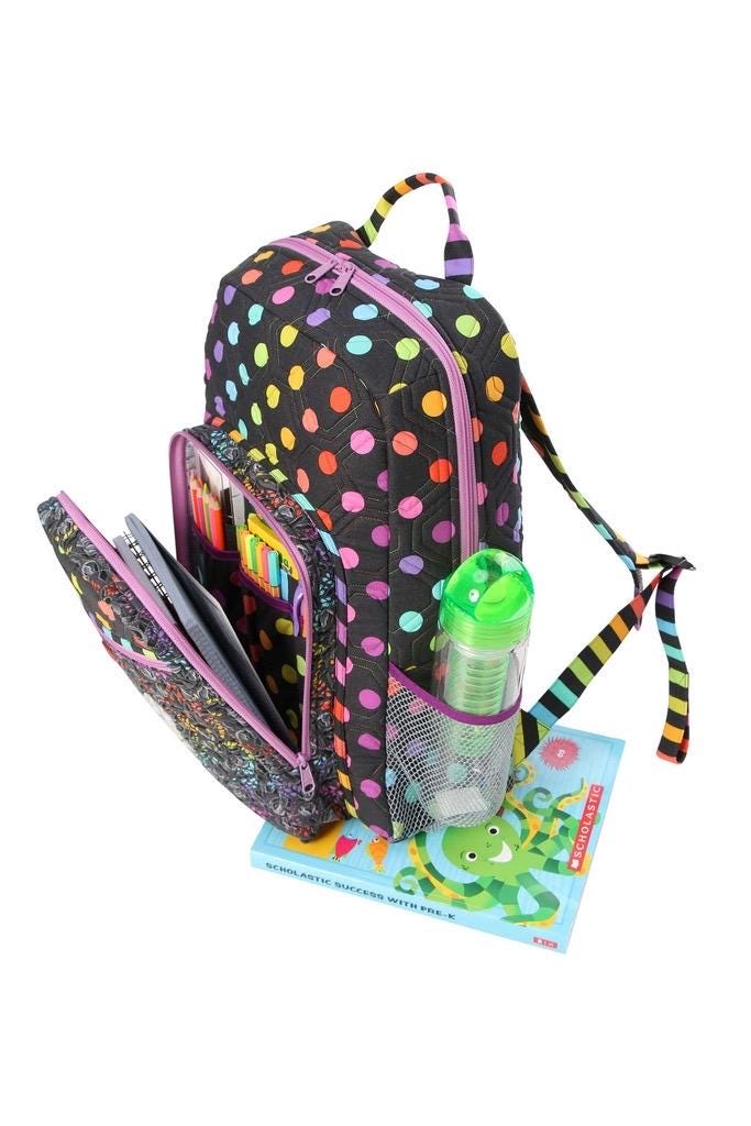 ByAnnie Leader of the Pack Backpack Pattern PBA315 (14 Colors of 18"x54" Mesh Packs Sold Separately)