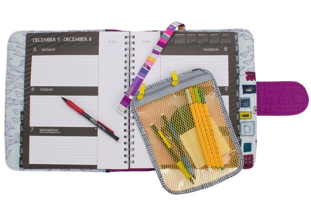 ByAnnie The Write Stuff Notebook/Planner Pattern PBA260 (14 Colors of 18"x54" Mesh Packs Sold Separately)