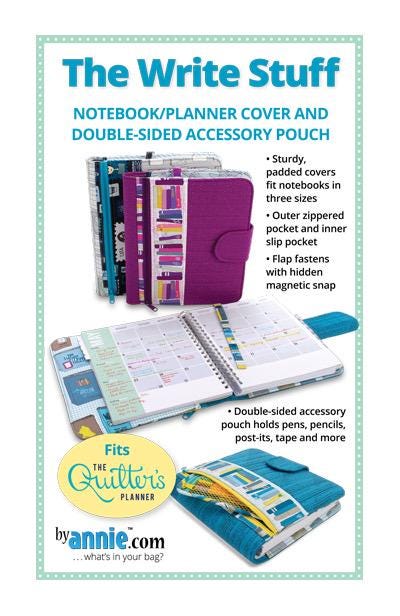 ByAnnie The Write Stuff Notebook/Planner Pattern PBA260 (14 Colors of 18"x54" Mesh Packs Sold Separately)