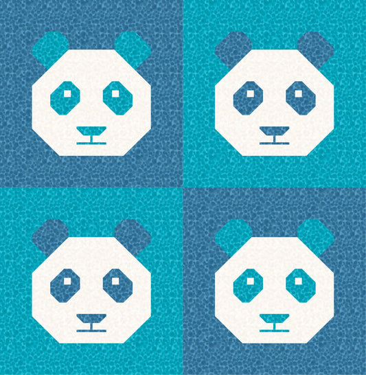 LIMITED EDITION!! Cotton and Joy Pandamonium Quilt Kit Featuring Lewis & Irene Bumbleberries Fabric Collection - Baby or Throw Size