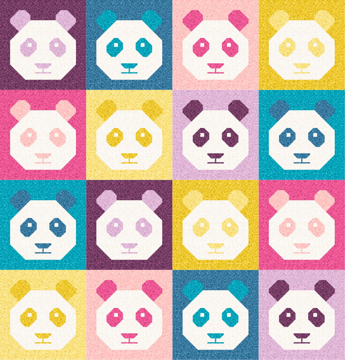 LIMITED EDITION!! Cotton and Joy Pandamonium Throw Quilt Kit Featuring Lewis & Irene Bumbleberries Fabric Collection Finished Size: 41"x42"