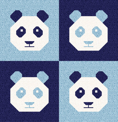 LIMITED EDITION!! Cotton and Joy Pandamonium Quilt Kit Featuring Lewis & Irene Bumbleberries Fabric Collection - Baby or Throw Size