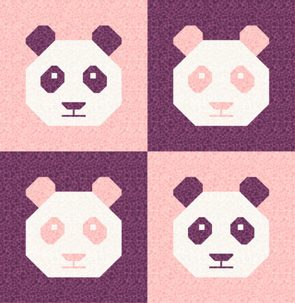 LIMITED EDITION!! Cotton and Joy Pandamonium Quilt Kit Featuring Lewis & Irene Bumbleberries Fabric Collection - Baby or Throw Size