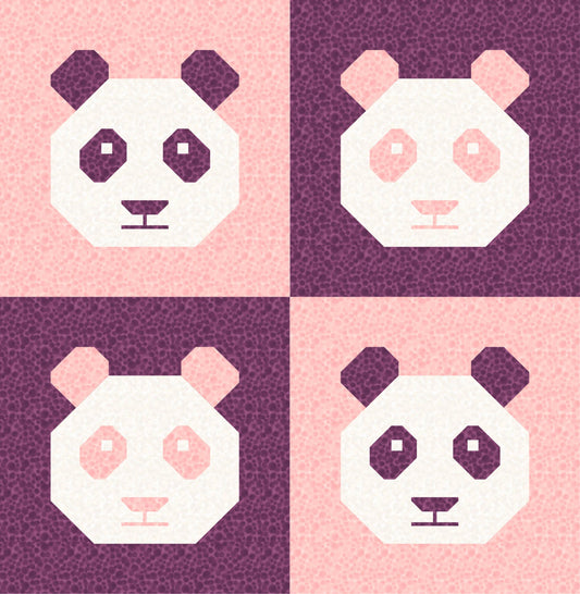 LIMITED EDITION!! Cotton and Joy Pandamonium Quilt Kit Featuring Lewis & Irene Bumbleberries Fabric Collection - Baby or Throw Size