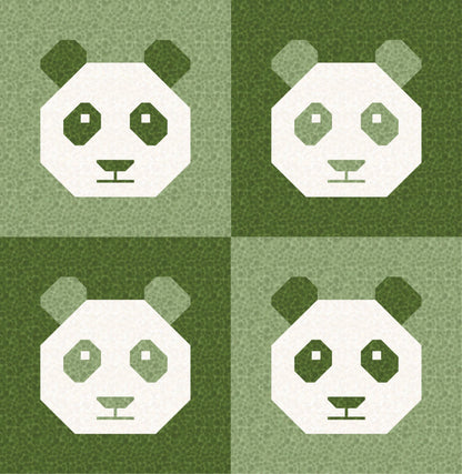 LIMITED EDITION!! Cotton and Joy Pandamonium Quilt Kit Featuring Lewis & Irene Bumbleberries Fabric Collection - Baby or Throw Size