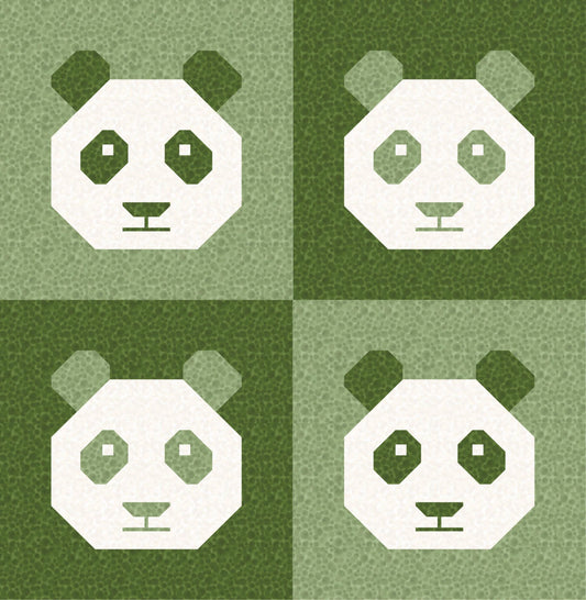 LIMITED EDITION!! Cotton and Joy Pandamonium Quilt Kit Featuring Lewis & Irene Bumbleberries Fabric Collection - Baby or Throw Size