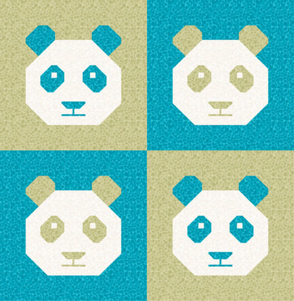 LLIMITED EDITION!! Cotton and Joy Pandamonium Quilt Kit Featuring Lewis & Irene Bumbleberries Fabric Collection - Baby or Throw Size