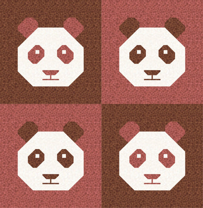 LIMITED EDITION!! Cotton and Joy Pandamonium Quilt Kit Featuring Lewis & Irene Bumbleberries Fabric Collection - Baby or Throw Size