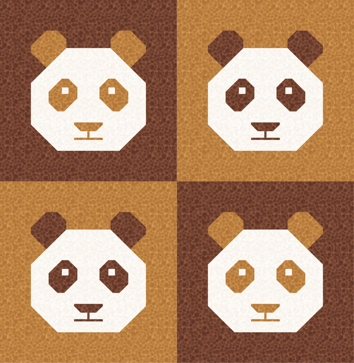 LIMITED EDITION!! Cotton and Joy Pandamonium Quilt Kit Featuring Lewis & Irene Bumbleberries Fabric Collection - Baby or Throw Size